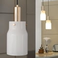 thumbnail image 4 of Kiven 3-Light J-Type track lighting pendants,Modern J track pendant lights with Remote Control Dimmer,Decorative Track Lighting Fixture,White Glass Lampshade, 4 of 7