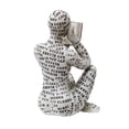 thumbnail image 4 of Pulp Reading Woman Figurines, Reading Thought Statue Ornament,Elegant Thinker Style Resin Statue Decor, Modern Abstract Accents for Bookshelf, Office, Desk, Home, Living Room, Bedroom, 4 of 6