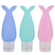 thumbnail image 1 of 3 botellas de gel de ducha con forma de cola de pez, rellenables, para champú y líquidos de viaje, 90 ml (rosa, azul y verde claro)., 1 of 6