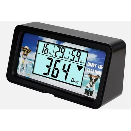 Digital Countdown Timer Clock Event Tracking Backlighting Buzzer Desktop Alarm Clock