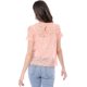 thumbnail image 5 of Top De Encaje Floral Semitransparente Con Ribete Festoneado Para Mujer Rosa Allegra K, 5 of 6