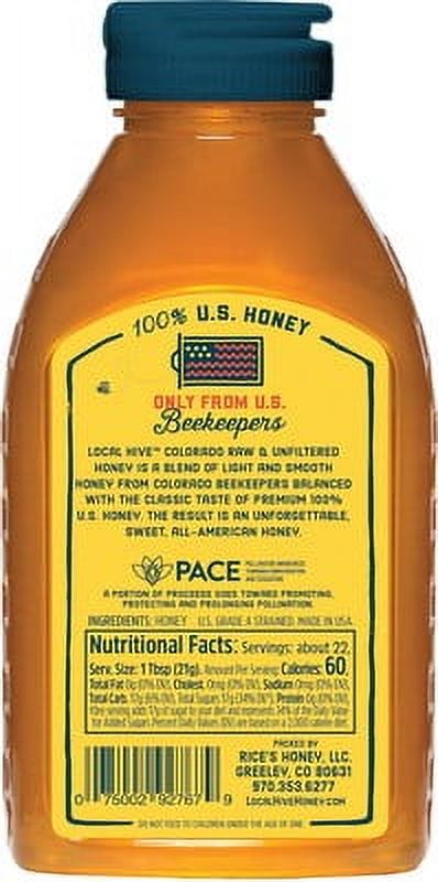 Local Hive Raw Honey Colorado Local 16 oz (Pack of 6)