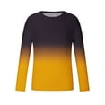 thumbnail image 4 of BXINGOHAI Men's Crewneck Shirts Casual Long Sleeve Tops Fashion Pullover Shirt Big and Tall Shirts Today Yellow,6XL, 4 of 5
