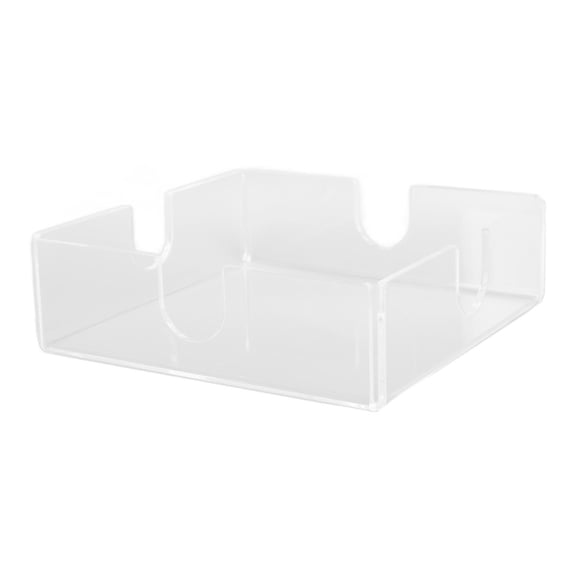 BIMZUC Clear Acrylic Napkin Holder – Elegant U‑Shaped Tabletop Tissue Dispenser for Kitchen, Restaurant & Bar