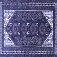 thumbnail image 1 of Ahgly Company Indoor Square Persian Blue Traditional Area Rugs, 8' Square, 1 of 4