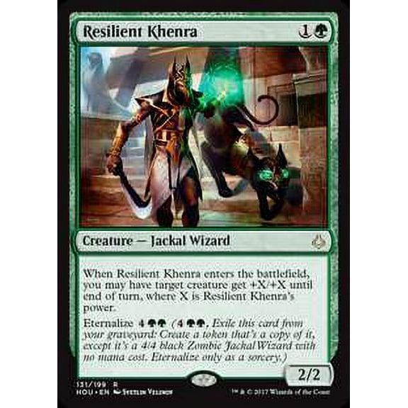 MtG Hour of Devastation Rare Resilient Khenra (Foil) #131