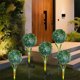thumbnail image 1 of Solar Lights Outdoor Courtyard Villa Flower Bed Simulation Grass Ball Landscaping Lawning Copper Wires Light String Ground Plug, 1 of 6