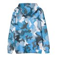 thumbnail image 5 of FOPSUFGWFO Camo Hoodies for Men Daily Wear Soft Drawstring Long Sleeve Pullover Tops Fall Winter Wear Sweatshirts With Pockets M, 5 of 5
