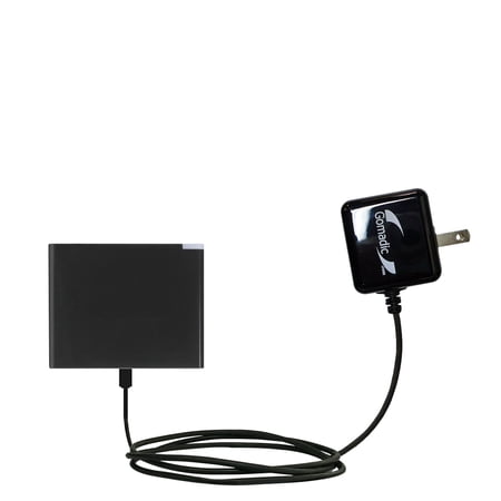 Gomadic Intelligent Compact AC Home Wall Charger suitable for the Britelink BTR-001 - High output power with a convenient, foldable plug design - Uses