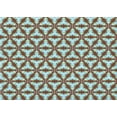 thumbnail image 1 of Ahgly Company Indoor Rectangle Patterned Tiffany Blue Area Rugs, 6' x 9', 1 of 6