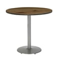 thumbnail image 2 of KFI Studios Urban Loft 3' Round Bistro Table, Natural, Silver Base, 2 of 4