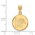 thumbnail image 2 of 10k Gold LogoArt University of Memphis Letter M Medium Disc Pendant Q1Y040UMP, 2 of 4
