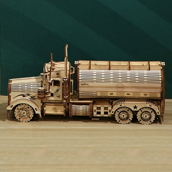 3D Wooden Puzzlesfuel tank car Model Kits, (Large)Brainteaser and Puzzle for Christmas/Birthday,Gifts for Adults and Teens to Build Combination