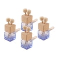 thumbnail image 4 of lionlar 4 Pieces Car Aromatherapy Diffuser Bottles Car Accessory Car Air Freshener Decor Blue, 4 of 9