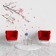 thumbnail image 3 of Matsuzay Pegatina de pared de flor de ciruelo, calcomanía de estilo elegante, papel tapiz para oficina en casa, pegatinas con estampado de flores, Decoración del hogar Tipo izquierdo, 3 of 6