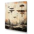 thumbnail image 2 of Designart "Ufos In Minimalist Design I" Ufos Wall Decor, 2 of 7
