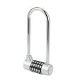 thumbnail image 1 of Unique Bargains Cadenas à 5 Chiffres, 7mm Acier Manille Verrou Réinitialisable Argent, 1 of 4