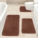 thumbnail image 5 of Juego de alfombrillas de baño sólidas para el baño: antideslizantes, suaves, absorbentes de agua, lavables a máquina, de terciopelo polar., 5 of 6