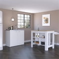 thumbnail image 2 of Pemberly Row 2Pc Kitchen Set Kitchen Island & Utility Sink Cabinet - Multi-color, 2 of 7