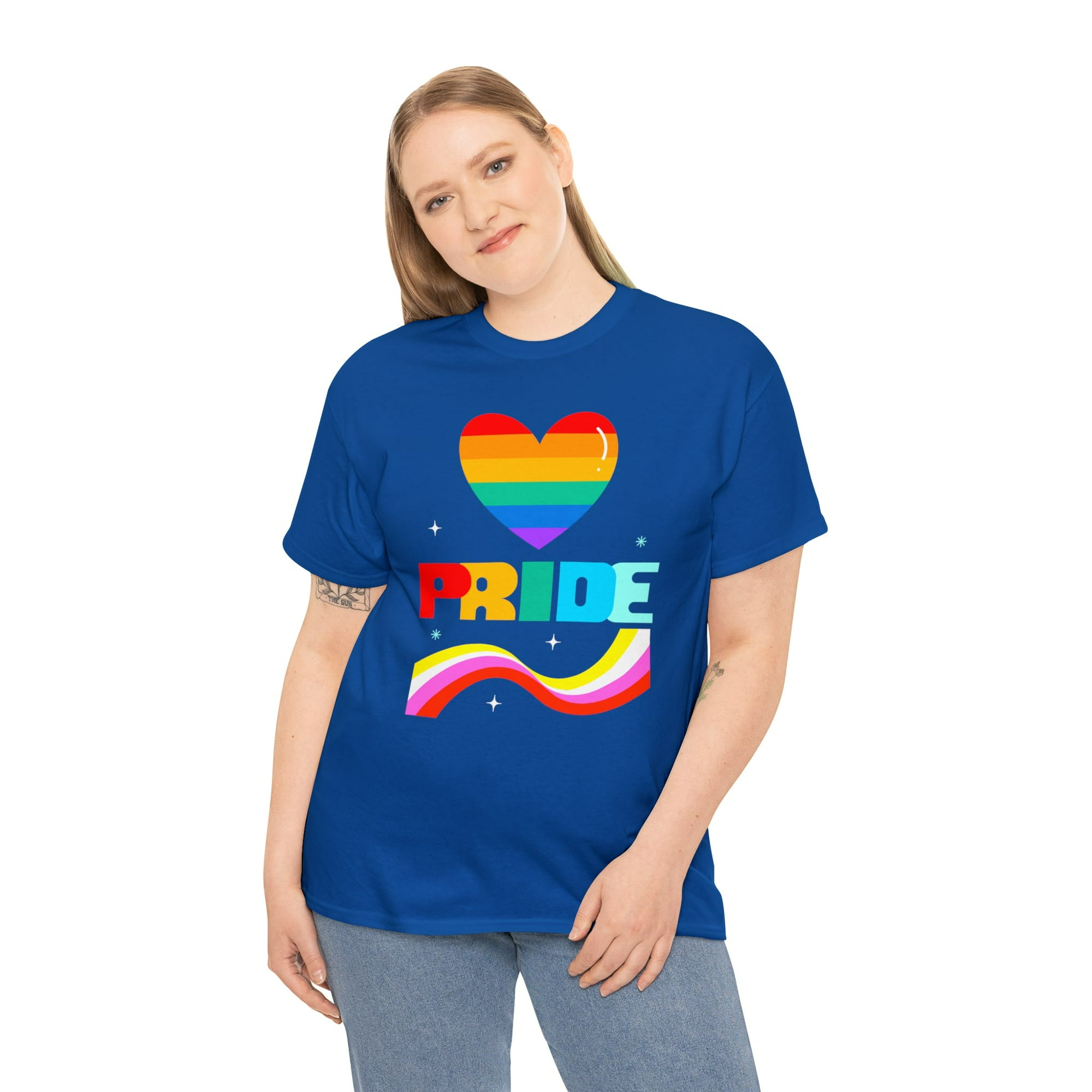 Lgbt Flag T-Shirt Faux Pocket Gay Lesbian Rainbow Flags Tee Lgbt Flag T-Shirt Faux Pocket Gay Lesbian Rainbow Flags Tee