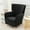Black, variant on AIGIA Soft Velvet Armchair Slipcover Accent Chair Covers with Arms High Back Single Armchair Cover Furniture Protector