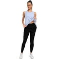 thumbnail image 2 of Vaslanda 2 Packs Women's Naked Feeling Workout Leggings - High Waisted Yoga Pants with Side Pockets Athletic Running Tights, 2 of 6
