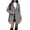 Gray, variant on Wool Coats for Women, Women's Peacoat Double Breasted Pea Coat Mid-Length Dress Coat Warm Winter Overcoat(Dark Gray,S)