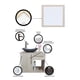 thumbnail image 4 of Gabinete De Baño Con Espejo Decorativo SOLEURA, 4 of 6