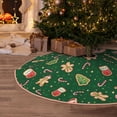 thumbnail image 5 of Sikiie green Christmas Element Christmas Tree Skirt, Christmas Tree Decorations, Christmas Decor, Tree Mat Decoration(30-48IN)-36", 5 of 6