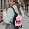 thumbnail image 3 of Eheartsgir Axolotl Heart Print Adjustable Strap Small Backpack, Water-Resistant Lightweight Daypack with Front Pocket for Work Walking, 3 of 8
