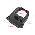 thumbnail image 2 of Time Clock Ribbon Cartridge Red Black Ink Colors for Office Electronic Time Clock Recorder Machine, 2 of 7