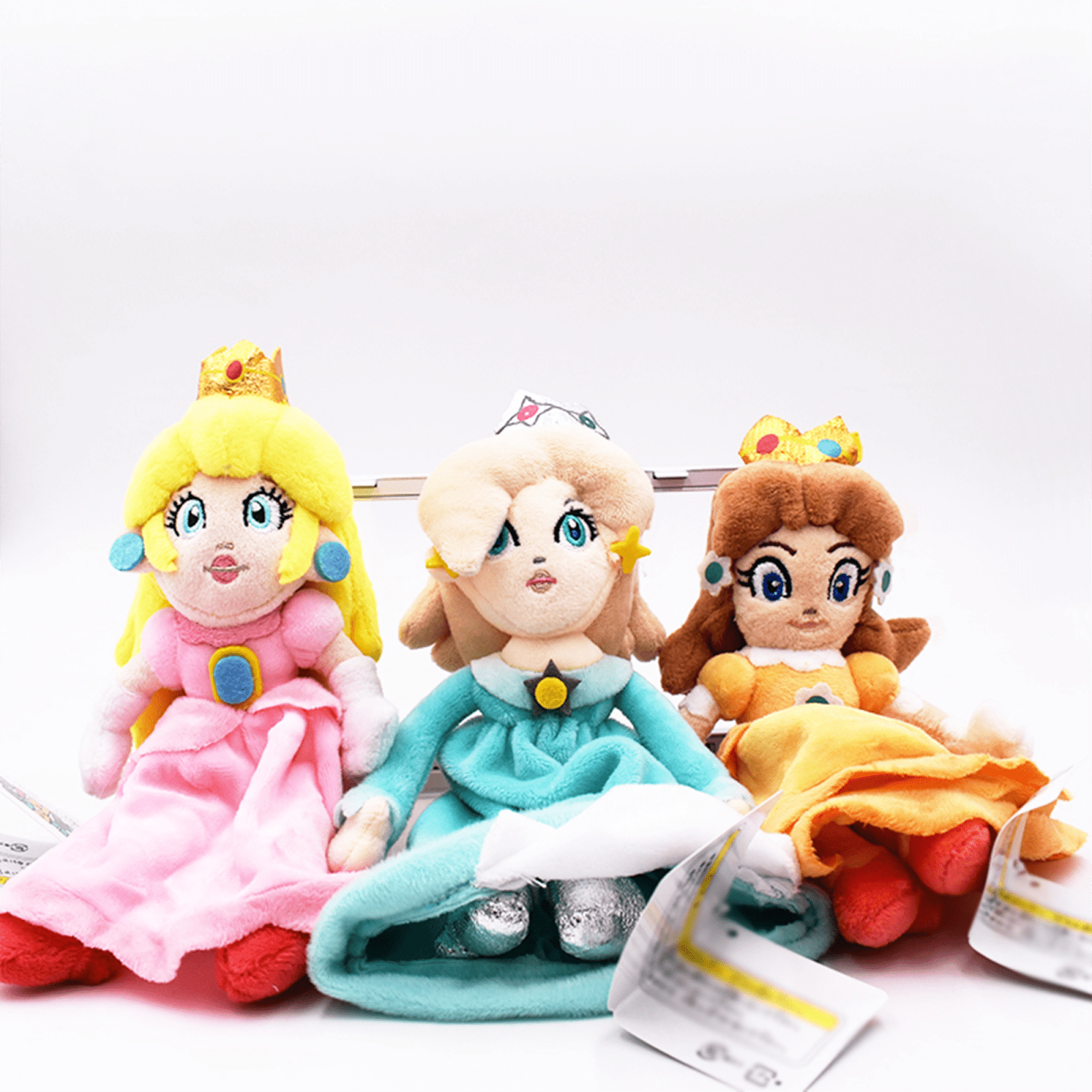 Super Mario Bros Mario Princess Peach Plush Doll Figure Soft Toy 7 inch