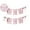 Pink, variant on WNFJR 1st Birthday Banner Bow High Chair Garland Decorations for Party Supplies, First Birthday Party Decorations