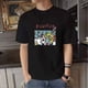 thumbnail image 3 of Camiseta de hombre con cuello redondo, dibujos de anime, estampado de Katoen, bordado, ropa de calle gráfica, camisetas para hombre, ropa superior, blanca, XL, Kpop, genial, S, 3 of 5