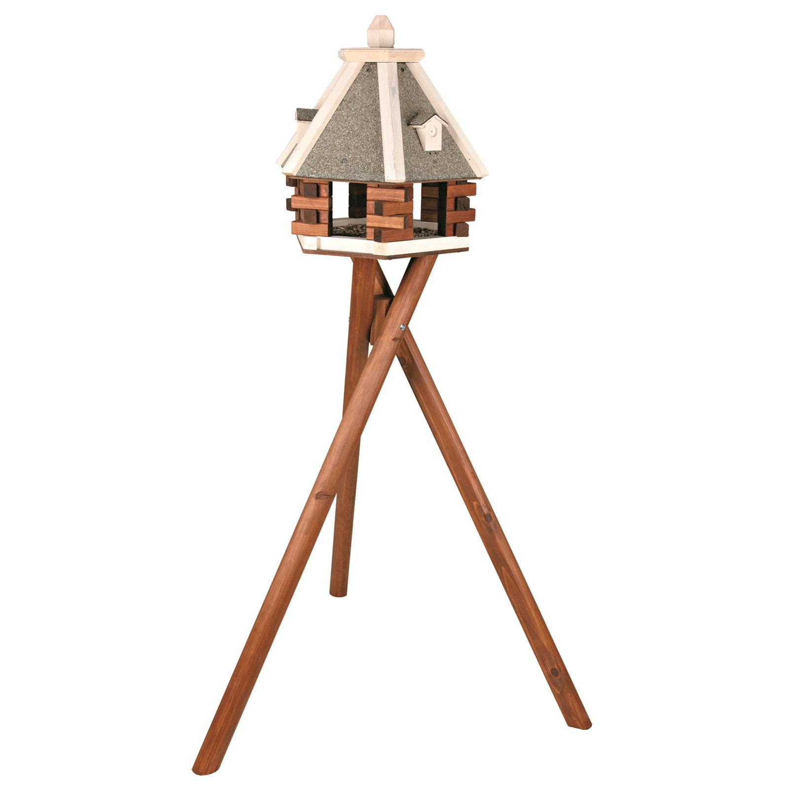 TRIXIE Nordic Wooden Bird Feeder with Stand