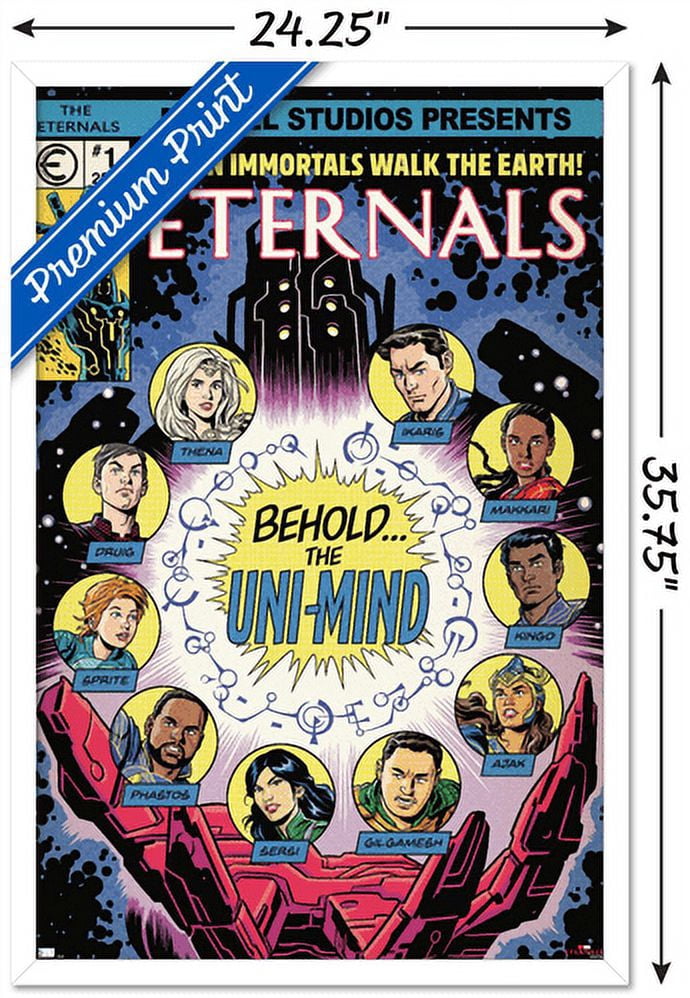 Marvel Eternals - Palm Wall Poster, 22.375" x 34", Framed