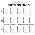 thumbnail image 5 of 30Pcs Halloween Press On Nails Almond - Spooky Ghost Pumpkin Witch Design | Gothic Acrylic Holiday Press-On Nails with Ghost/Bat/Pumpkin,Reusable & Easy Apply, Ideal for Halloween Party, 5 of 7