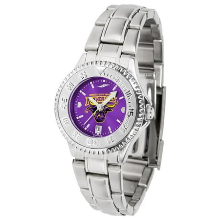 Anochrome Ladies Steel Watch - Minnesota State Mankato Mavericks NCAA AnoChrome