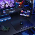 thumbnail image 5 of ATTACK SHARK CM05 Glass Gaming Mouse Pad,17.7x15.7  in Tempered Glass Hard Large Mouse Mat with Nano-Textured Surface, Non-Slip PU Leather Base,9H Scratch Resistant for FPS &PC Gaming  Black, 5 of 9