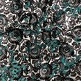 thumbnail image 4 of Green Silver SYF Multi Floral Burnout Velvet, 4 of 8