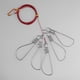 thumbnail image 1 of Stringer de material acero Inoxidable Stringer Fish Buckle Hebil De Cadena Durable Con 5 Cuerdas De De Seguridad Kit De Equipo DYNWAVEMX Broches para clips de pesca Stringer, 1 of 8