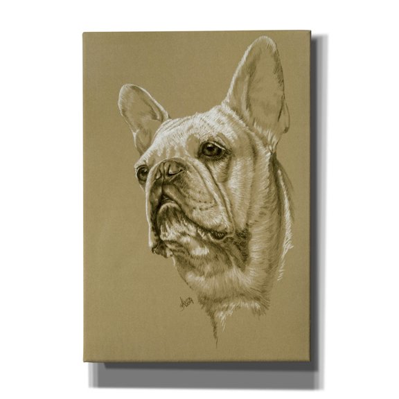 Epic Graffiti 'French Bulldog' by Barbara Keith, Canvas Wall Art, 18"x26"