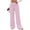 11# Pink, variant on Wide Leg Pants for Women Soft Casual High Waisted Pants, Fall Winter Pants, Classic Style, Warmth Pink S