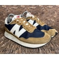 thumbnail image 1 of New Balance 237 Athletic Sneakers Shoes Navy Blue/Brown Suede MS2370C Men’s Sz 9, 1 of 5