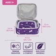 thumbnail image 3 of Bentgo Kids Insulated Lunch Tote - Water-Resistant, Reusable, Lightweight & Durable Lunch Bag with Water Bottle Holder & Mesh Pocket, Fits Lunch Box & Water Bottle - Ideal for Ages 3+ (Unicorn), 3 of 7