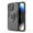 Black, variant on Military Shockproof for iPhone 16 Pro Max Protective Case Heavy Duty Armor Rugged Sturdy Phone Cases with Ring Kickstand Bumper Anti-Scratch Cover for iPhone 16 Pro Max,Black