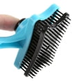 thumbnail image 4 of Brosse Slicker Peigne Massant Doux pour Enlever les Poils d'Animaux Peigne de Toilettage pour Chiots, 4 of 10