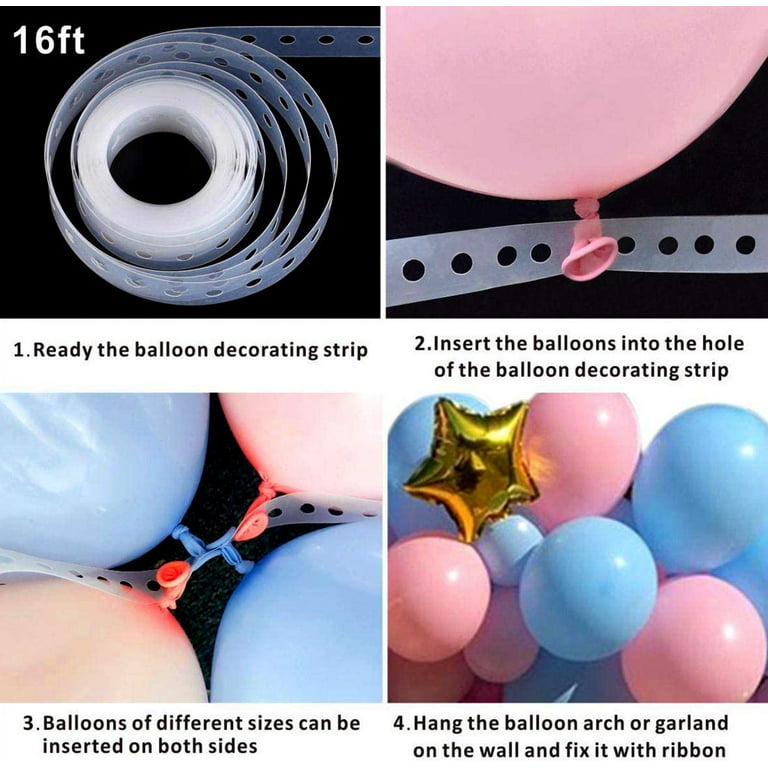 EZ Tie - Balloon Tying Tool for Party Balloons- Partys Supplies  - Works for Helium Balloons with Ribbon - Makes Balloon Arches : Toys &  Games
