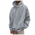 thumbnail image 6 of TSHXS Mens Hoodies Clothes For Men Men'S Gym Workout Active Long Sleeve Pullover Lightweight Hoodie Casual Hooded Sweatshirts Grey XXL, 6 of 6