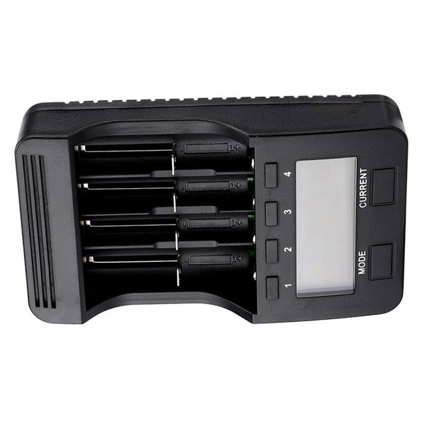 Cargador de Batería Falso Li-500 Cargador Inteligente Con 4 Ranuras para la Batería Pantalla Lcd para Ni-Mh Ni-Cd Li-ion Batterias Recargables